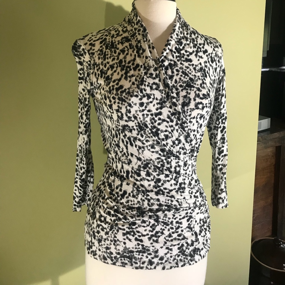 Rose and Olive Animal print top